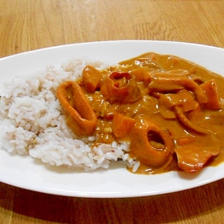 圧力鍋で・・・イカのクリ～ミ～カレー